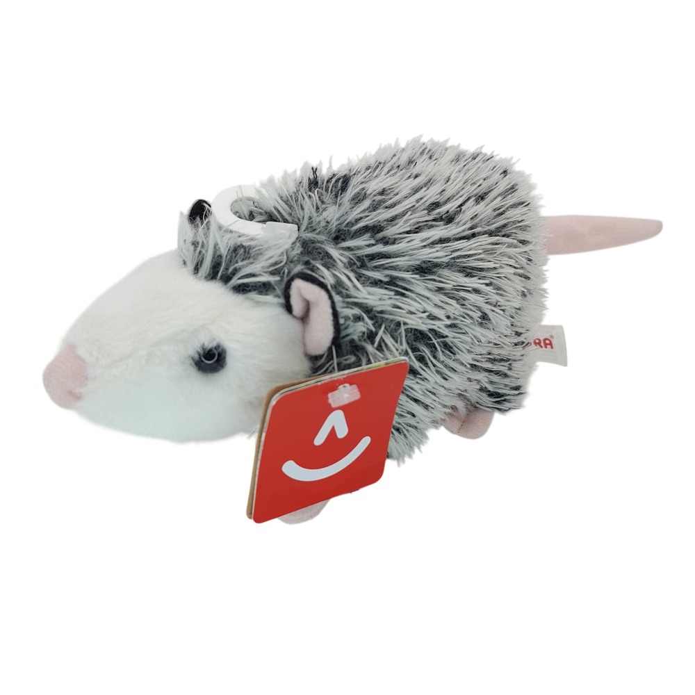 Aurora Ozzie Opossum Plush Stuffed Animal Toy 31833 Gray White 7 Inch NWT